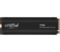 CRUCIAL T700 Kühlkörper 1 TB / M.2 SSD 2280 / PCIe 5.0 / 3D NAND TLC / R: 11700 MB / W: 9500 MB / 5 Jahre