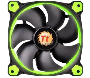 Thermaltake Riing 14 LED grün / Lüfter / 140 mm / Hydrauliklager / 1400 U/min bei 28,1 dB / 51,15 CFM