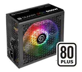 Thermaltake SMART RGB 500W schwarz / ATX / 500W / 120mm Lüfter / 80PLUS / nicht modular