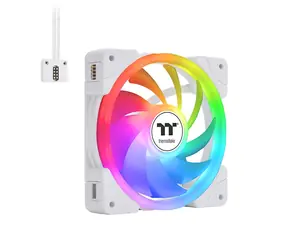 Thermaltake SWAFAN EX14 ARGB weiß 3 Stück / Lüfter / 140 mm / Hydrauliklager / 2000 U/min bei 38,8 dB / 81,6 CFM