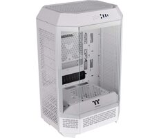 Thermaltake The Tower 300 weiß / Micro ATX / 1x USB-C 3.2 / 2x USB-A 3.0 / ohne Stromquelle / transparente Seite 