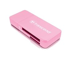 Transcend RDF5 Speicherkartenleser rosa / USB-A 3.1 Gen 1 / SDXC / microSDXC / UHS-I
