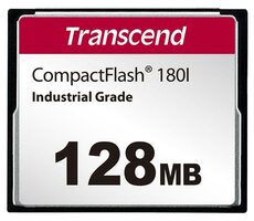 Transcend CF180I Compact Flash-Karte 128 MB / R: 85 MB / B: 70 MB 
