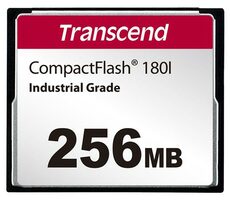 Transcend CF180I Compact Flash-Karte 256 MB / R: 85 MB / B: 70 MB 