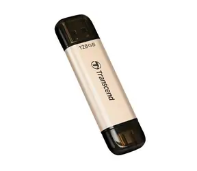 Transcend JetFlash 930C 128 GB Gold / Flash-Disk / USB-C 3.2 Gen 1 / R: 420 MB / W: 400 MB