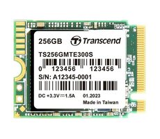 Transcend MTE300S 256 GB / M.2 2242 Gen 3 / RW: 2000/950 MBit/s / IOPS: 90.000/220.000 / MTBF 2,0 MHz / 5 Jahre