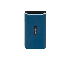 Transcend ESD370C Externe SSD 250 GB blau / USB-C 3.1 Gen 2 / R: 1050 MB/B: 950 MB                       