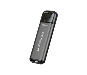 Transcend JetFlash 920 512 GB grau / Flash-Disk / USB 3.2 Gen 1 / R: 420 MB / W: 400 MB 
