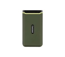 Transcend ESD380C Externe SSD 500 GB grün / USB-C 3.2 Gen 2x2 / R: 2000 MB / W: 2000 MB