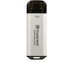 Transcend ESD300S Externe SDD 1 TB grau / USB-C 3.2 Gen 2 / R: 1050 MB/B: 950 MB                         