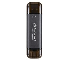Transcend ESD310C Externe SDD 1 TB grau / USB-A/C 3.2 Gen 2 / R: 1050 MB/B: 950 MB