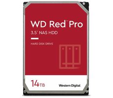 WD Red Pro 14 TB / HDD / 3,5" SATA III / 7.200 U/min / 512 MB Cache / 5 Jahre / für NAS