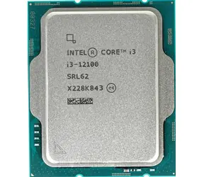 Intel Core i3-12100 bei 3,3 GHz - TRAY / TB 4,3 GHz / 4C8T / 12 MB / UHD 730 / LGA 1700 / Alder Lake / 89 W