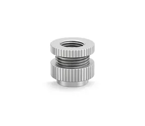 EKWB EK- Quantum Torque Pass-Through G1/4 - Satiniertes Titan