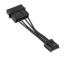 Kolink Adapter 4-Pin Molex auf Diskette 5cm schwarz