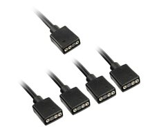 Kolink Split-Kabel ARGB 1-4 - 30 cm schwarz