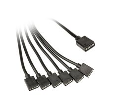 Kolink Split-Kabel ARGB 1-6 - 30 cm schwarz
