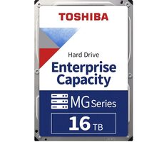 Toshiba Enterprise Capacity MG09 16TB 512e / HDD / 3,5" / SATA 6Gbit / 512MB Cache / 7.200 U/min / intern / 5 Jahre