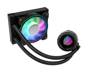 Kolink Umbra Void 120 AIO Performance ARGB schwarz / AIO CPU-Wasserkühler / 1x 120mm / 2600 RPM @ 30 dB / 65,2 CFM