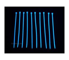 BitsPower Set Spannbänder 120mm UV blau / 20 Stk 