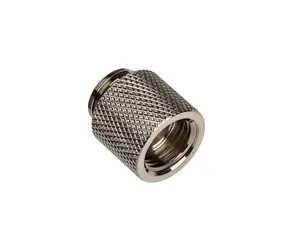 BitsPower G1/4 Zoll Stecker auf G1/4 Zoll Buchse Adapter - 15 mm Schwarz