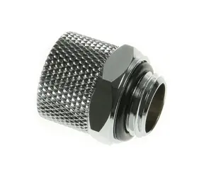 BitsPower Verbinder gerade G1/4 Zoll AG auf 11/8 mm Silber