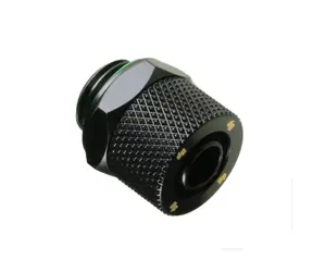 BitsPower -Anschluss gerade G1/4 Zoll AG auf 11/8 mm schwarz
