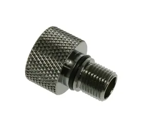 BitsPower Adapter direkt Eheim 1046 auf G1/4" IG (glänzend) schwarz