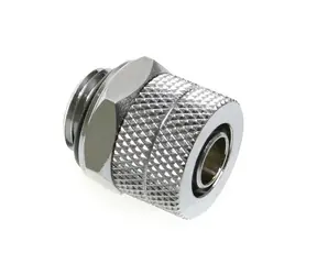BitsPower Anschluss direkter G1/4 Zoll Stecker auf 10/8 mm - II Silber
