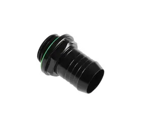 BitsPower -Anschluss gerade G1/4 Zoll AG auf 11 mm ID schwarz