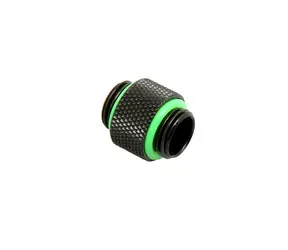 BitsPower Adapter gerade G1/4 Zoll AG auf G1/4 Zoll AG - lang schwarz