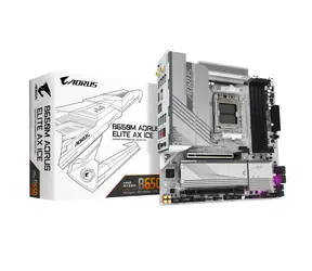 GIGABYTE B650M Aorus Elite AX ICE / B650 / AM5 / 4X DDR5 / PCIEx16 / 2,5GLAN / mATX