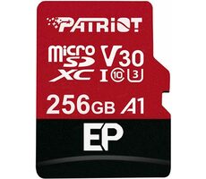 Patriot EP-Serie microSDXC 256 GB mit Adapter / UHS-I V30 / U3 / A1 / Klasse 10