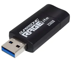 Patriot RAGE Lite 256GB schwarz / Flash Disk / USB 3.2 Gen 1 - (USB-A 3.0)