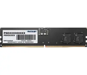 Patriot Signature 16 GB (1 x 16 GB) 5600 MHz schwarz / DIMM / DDR5 / CL46 / On-Die ECC / ungepuffert / 1,1 V