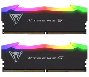 Patriot Viper Xtreme 5 RGB 32 GB (2 x 16 GB) 7600 MHz schwarz / DIMM / DDR5 / CL36 / On-Die ECC / ungepuffert / 1,45 V
