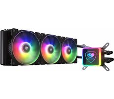 COUGAR Aqua ARGB 360 schwarz / Wasserkühlungs-Kit / 3x 120mm / 600-2000 U/min / 39,55 dBA