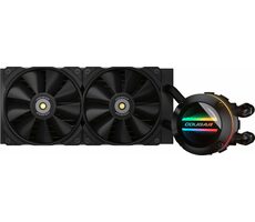 COUGAR Poseidon GT 240 schwarz / Wasserkühlungsset / 2x 120mm / 600-2000 RPM / 34,5 dBA