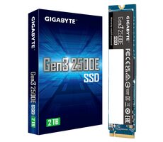 GIGABYTE Gen3 2500E 2 TB / M.2 2280 Gen 3/ R: 2400 MBit/s / W: 2000 MBit/s / MTBF: 1,5 MHz / 5 Jahre