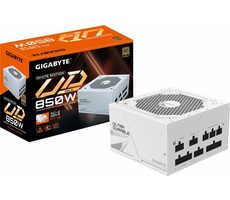 GIGABYTE UD850GM PG5W / ATX / 850 W / modular / 80PLUS GOLD / aktiver PFC / 120-mm-Lüfter 
