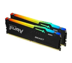 Kingston Fury Beast RGB 32 GB (2 x 16 GB) DDR5 6800 MHz / CL34 / DIMM / 1,4 V / Nicht-ECC / Ungepuffert / EXPO 