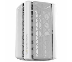 Geometrische Zukunft M2 THE ARK weiß / m-ATX / 3x USB-A 3.0 / 2x USB-C / ohne Stromquelle