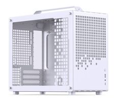 Jonsplus Z20 weiß / Micro-ATX / 1x USB-A 3.2 / 1x USB-C 3.2 / transparentes Seitenteil 