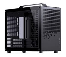 Jonsplus Z20 schwarz / Micro-ATX / 1x USB-A 3.2 / 1x USB-C 3.2 / transparentes Seitenteil 