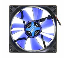 Noiseblocker BlackSilent Fan XE2 blau / 92 mm / 21 dB bei 1800 U/min / 38,25 CFM / 3-polig