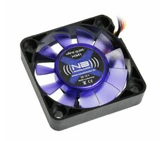 Noiseblocker BlackSilent Fan XM-1 blau / 40 mm / 11 dB bei 2800 U/min / 2,88 CFM / 3-polig