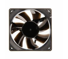 Noiseblocker BlackSilent Pro Fan PP schwarz / 80 mm / 18,1 dB @ 2000 RPM / 31,78 CFM / 3-polig