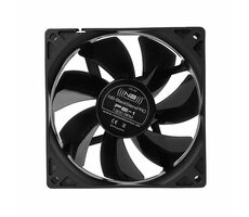 Noiseblocker BlackSilent Pro Fan PE-1 schwarz / 92 mm / 14 dB bei 1300 U/min / 24,70 CFM / 3-polig