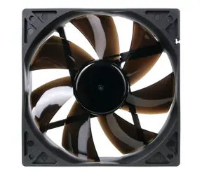 Noiseblocker BlackSilent Pro Fan PLPS schwarz / 120 mm / 24 dB bei 1500 U/min / 58,85 CFM / 4-Pin-PWM