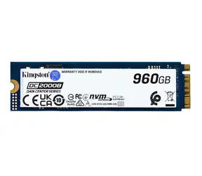 Kingston DC2000B 960 GB / SSD / M.2 2280 / PCIe 4.0 / R: 7000 Mbit/s / W: 1300 Mbit/s / 5 Jahre